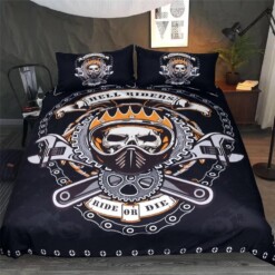 Mechanical Skull Bedding Set