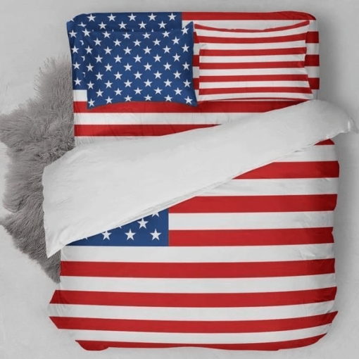 American Flag Bedding Set