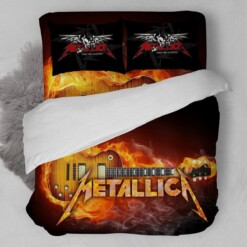 Metallica Rock Guitar Bedding Set