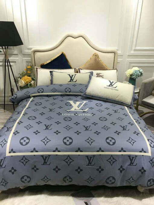 Lv Type 154 Bedding Sets Duvet Cover Lv Bedroom Sets Luxury Brand Bedding