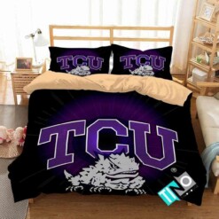 Ncaa Tcu Horned Frogs 1 Logo V 3d Personalized Sets Duvet Cover Bedroom Set Bedset Bedlinen