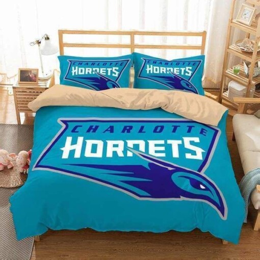 Charolette Hornets Bedding Set Duvet Cover Hgm1114