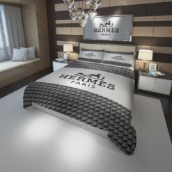 Hermes Inspired 4 3d Personalized Bedding Sets Duvet Cover Bedroom Sets Bedset Bedlinen