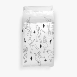 Dance Party Bedroom Duvet Cover Bedding Sets