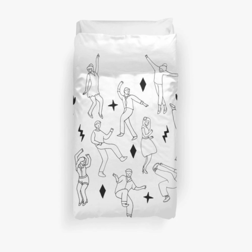 Dance Party Bedroom Duvet Cover Bedding Sets