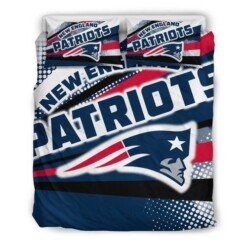 Colorful Shine Amazing New England Patriots 3D Customized Bedding Sets Duvet Cover