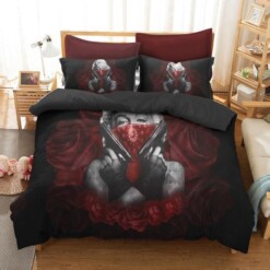 3d Samurai Monroe Bedding Set