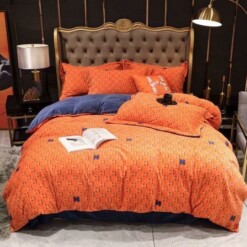 Hermes Paris Luxury Brand Type 32 Bedding Sets Duvet Cover Bedroom Sets