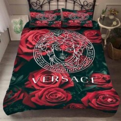 Versace 04 Bedding Sets Duvet Cover Bedroom Luxury Brand Bedding