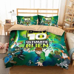 3D Customize Ben 10 CUSTOM BEDDING SET