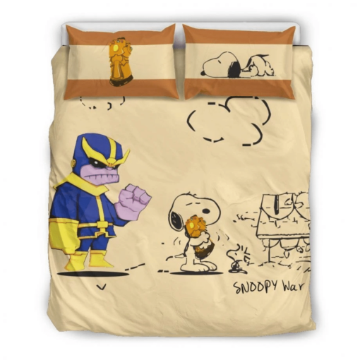 Snoopy Charlie Brown The Peanuts Movie 3D Customize Bedding Set Duvet Cover Bedroom Set 11