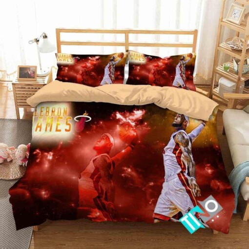 Nba Miami Heat 2 Logo 3d Personalized Beddingsets Duvet Cover Bedroom Set Bedset Bedlinen N