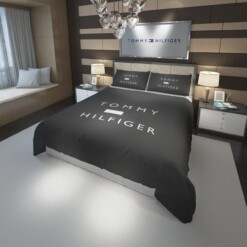 Tommy Hilfiger Custom Bedding Set 2duvet Cover Pillowcases