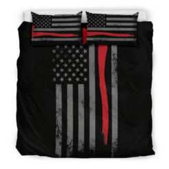 Firefighter Flag Bedding Set Duvet Cover Hgm332