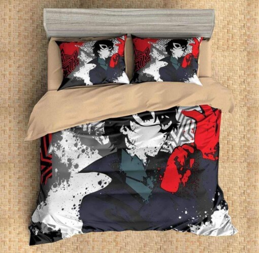 3D Customize Persona 5 Bedding Set Duvet Cover Set  3