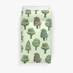 Decorated Trees Bedroom Duvet Cover Bedding Sets