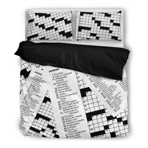 Crossword Bedroom Duvet Cover Bedding Sets