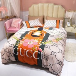 Luxury Gc Gucci Type 02 Bedding Sets Duvet Cover Luxury Brand Bedroom Sets