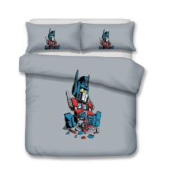 Bedding Robot Transformers Theme  Bedding Sets Kids Child Comforter  Single Twin Size Bedspreads