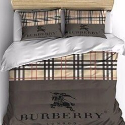 Burberry 12 Bedding Sets Duvet Cover Bedroom Luxury Brand Bedding