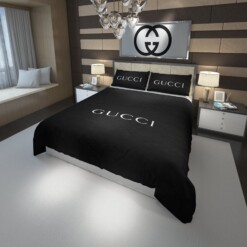 Gucci Logo 12 Duvet Cover Bedding Set