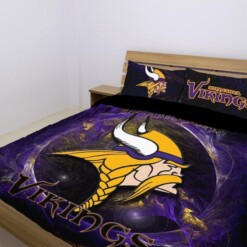 Minnesota Vikings Custom Bedding Set