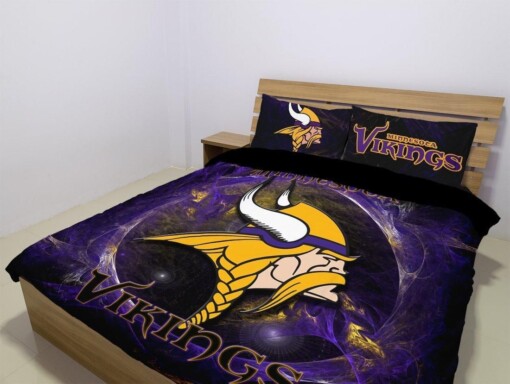 Minnesota Vikings Custom Bedding Set