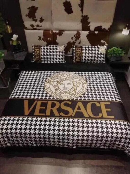 Versace Medusa Logo Custom 3d Customized Bedding Sets Duvet Cover