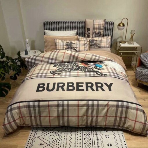 Burberry London Luxury Brand Type 05 Bedding Sets Duvet Cover Bedroom Sets