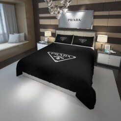 Prada Logo Custom 1 Duvet Cover Bedding Set