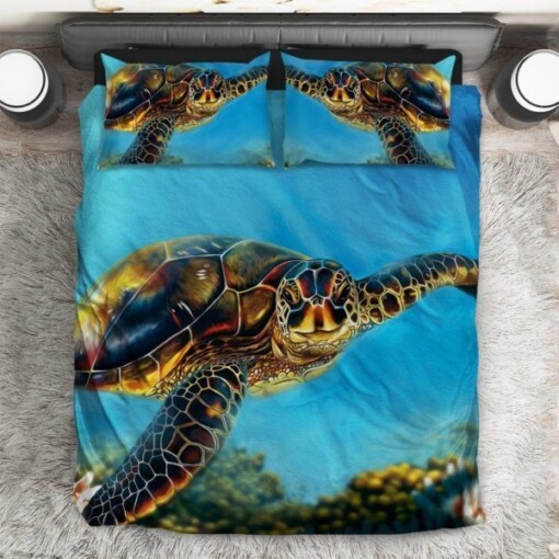 Smiling Turtle Bedding Set