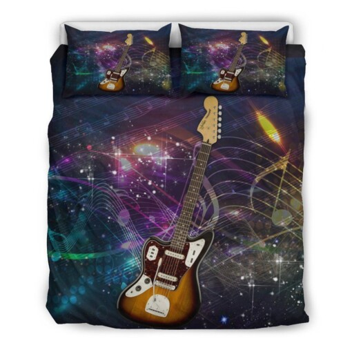 Stunning Guitar Lovers Bedding Set