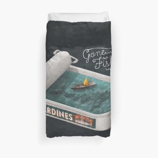 Gone Fishin' Bedroom Duvet Cover Bedding Sets