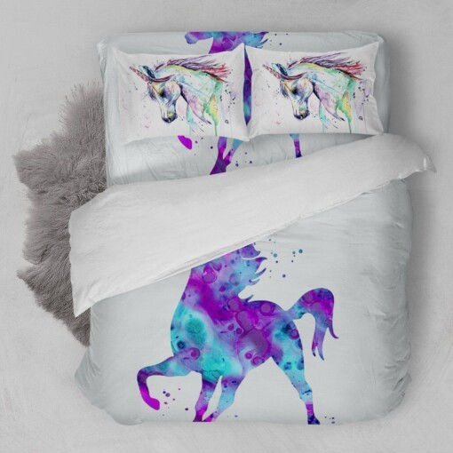 Unicorn Color Painting Bedding Set