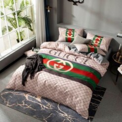 Gucci Bedding Sets Duvet Cover Sheet Cover Pillow Cases Luxury Bedroom Sets