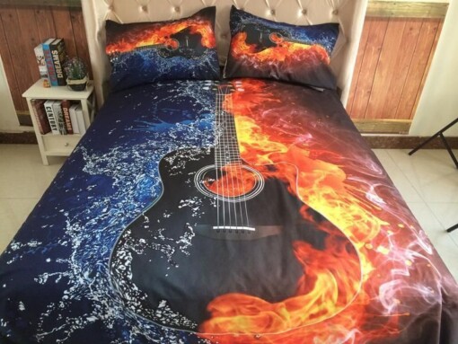 Guitar Music Bedding Set