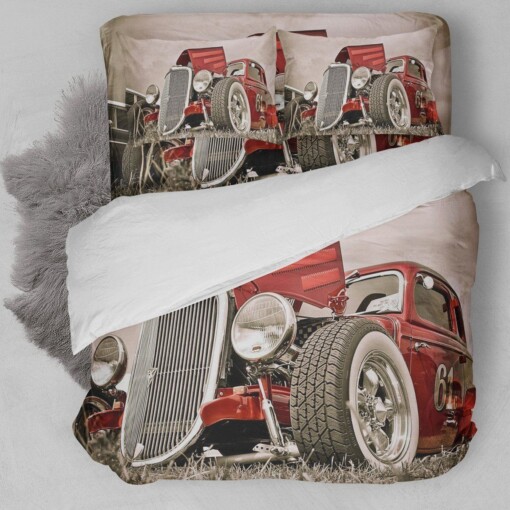 Hot Rod Car Bedding Set