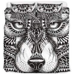 Zentangle Wolf Bedding Set