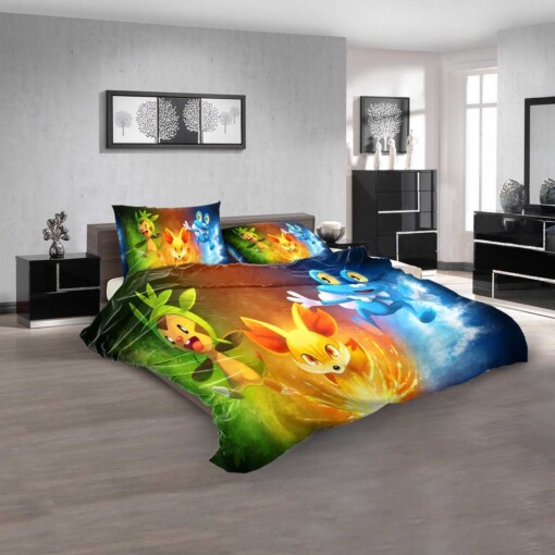 Cartoon Movies Pokemon Xy N Bedding Sets