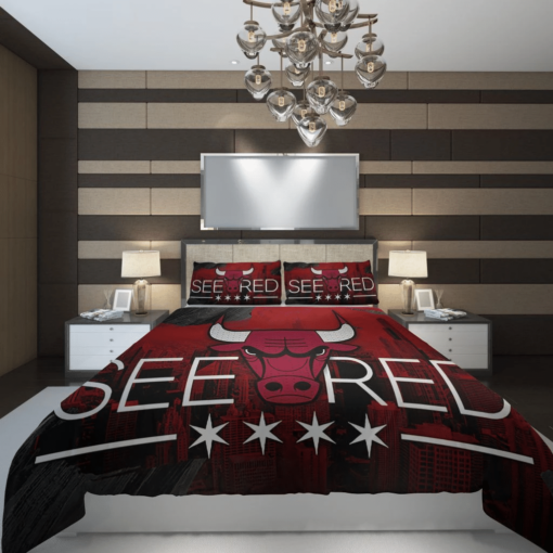 nba chicago bulls Basketball Customize Custom Bedding Set