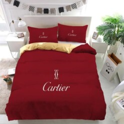 Cartier Logo Custom Duvet Cover Bedding Set