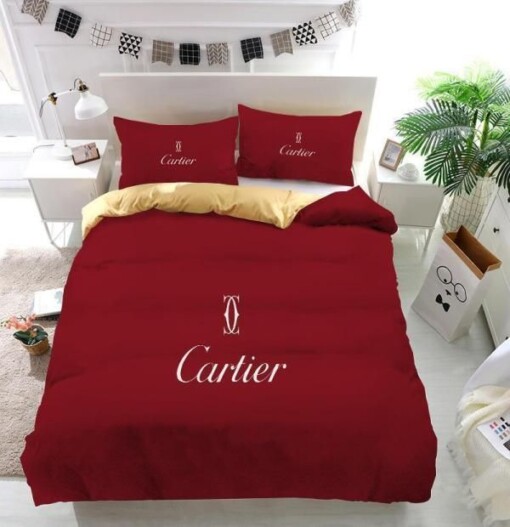 Cartier Logo Custom Duvet Cover Bedding Set