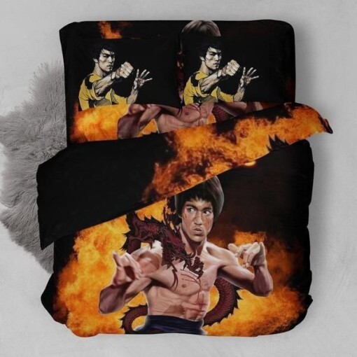 Kungfu Bruce Lee Bedding Set