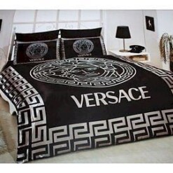 Versace 02 Bedding Sets Duvet Cover Luxury Brand Bedding Customized