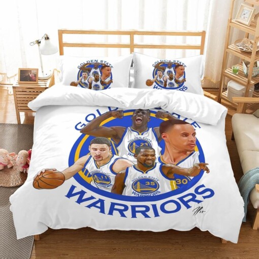 3D Customize Golden State Warriors Bedding Set Duvet Cover Set