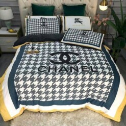 Chanel Luxury 39 Bedding Sets Duvet Cover Bedroom Luxury Brand Bedding