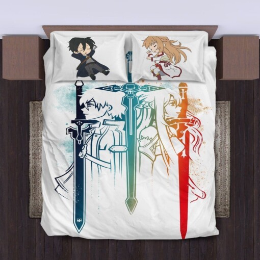 Asuna Kirito Couple Bedding Set