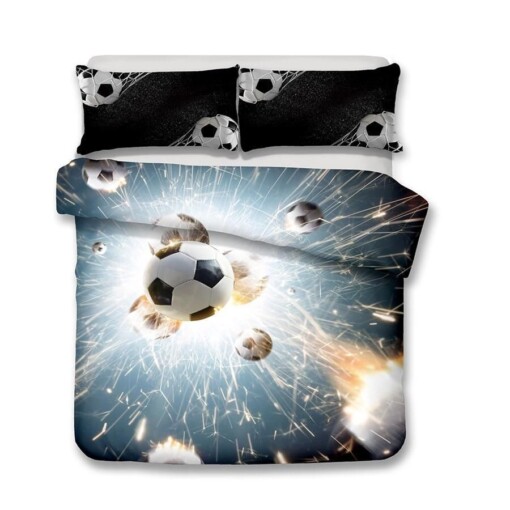 Explosiveoccer Ball Bedroom Duvet Cover Bedding Sets