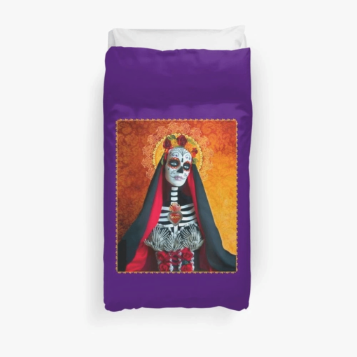 Santa Muerte Bedroom Duvet Cover Bedding Sets