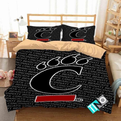 Ncaa Cincinnati Bearcats 1 Logo D 3d Personalized Sets Duvet Cover Bedroom Set Bedset Bedlinen